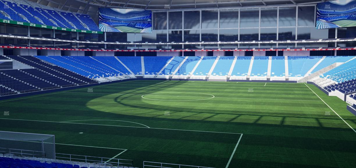 Estadio BBVA Bancomer - Section Norte 107 Seat View