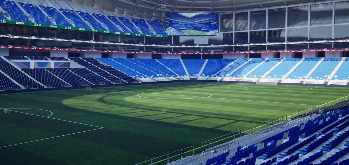 Estadio BBVA Bancomer - Section Poniente 104 Seat View
