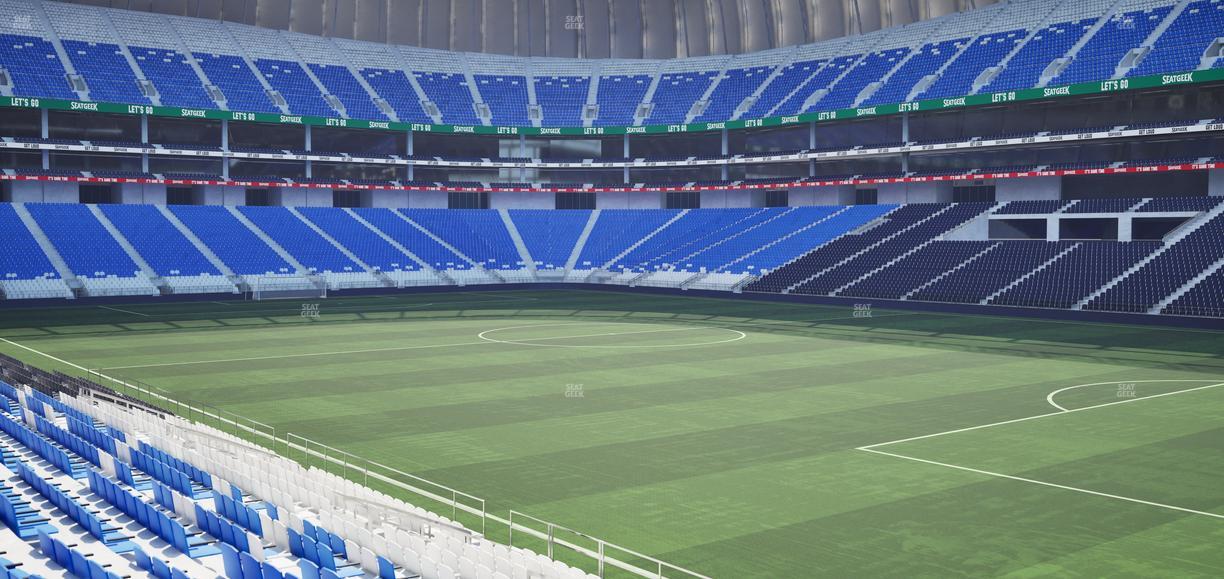 Estadio BBVA Bancomer - Section Poniente 135 Seat View