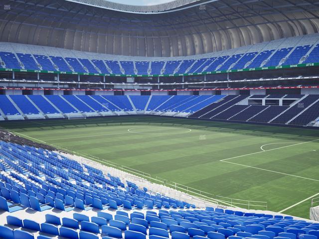 Estadio BBVA Bancomer - Section Poniente 135 Seat View
