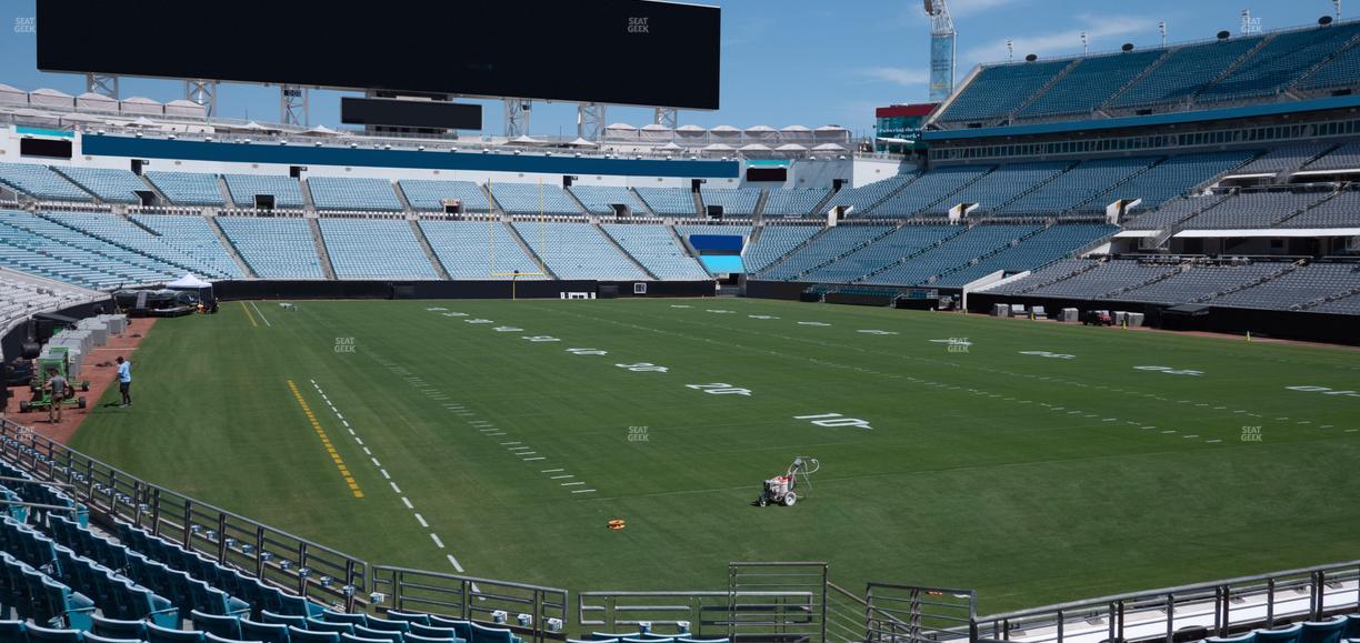 EverBank Stadium - Section 101 Seat View