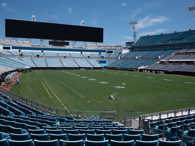 EverBank Stadium - Section 101 Seat View