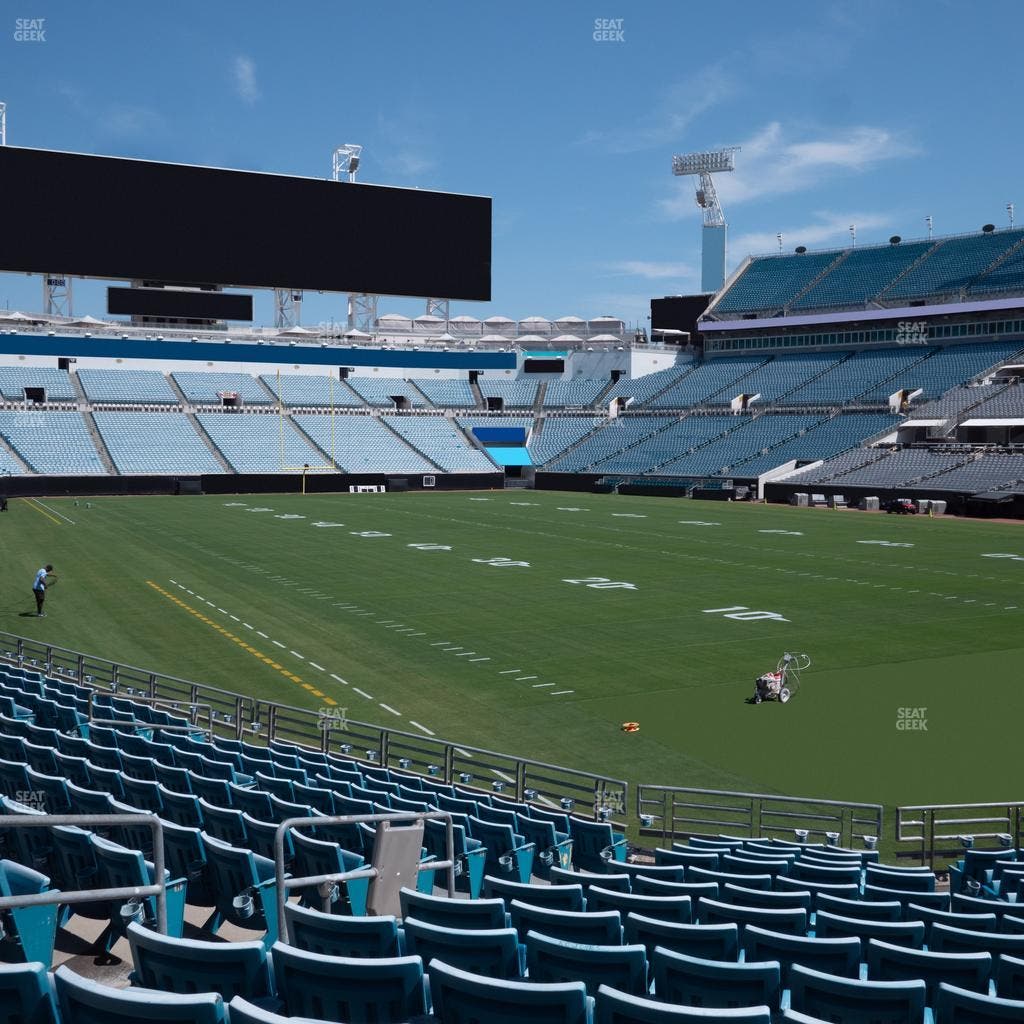 EverBank Stadium - Section 102 Seat View