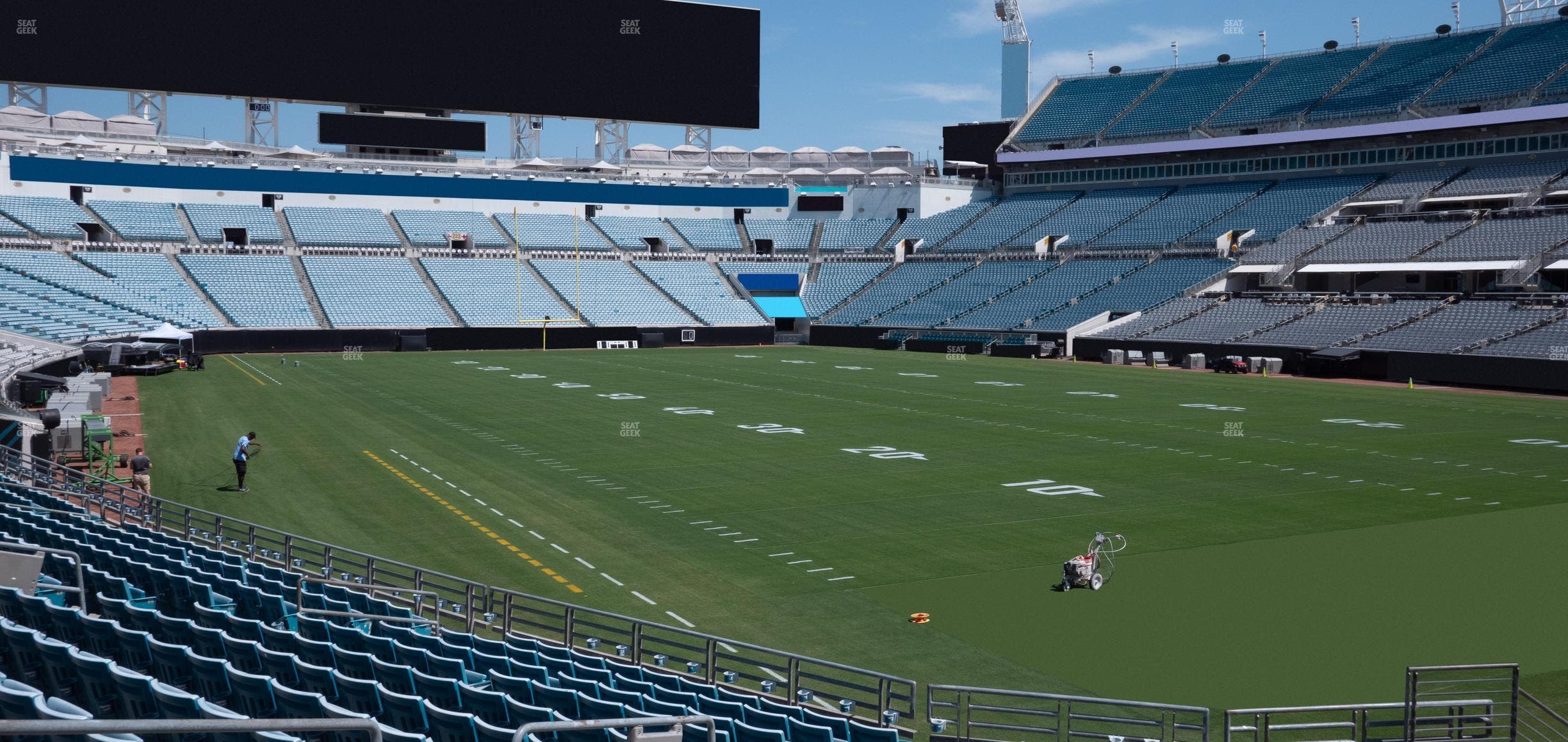 EverBank Stadium - Section 102 Seat View