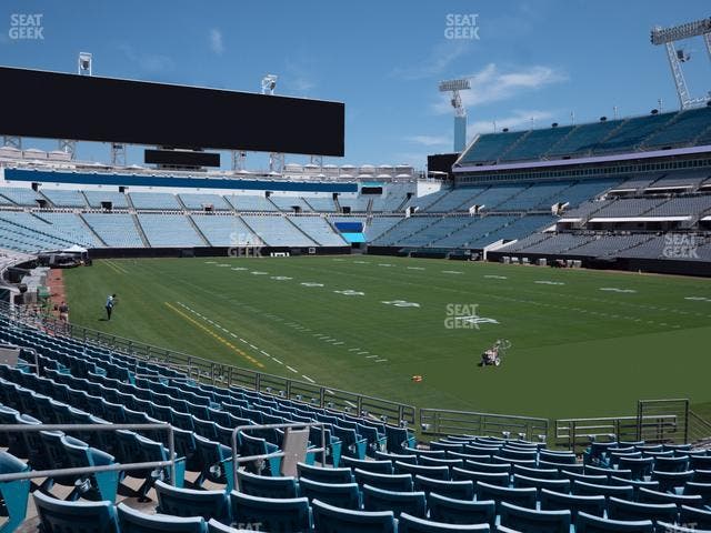 EverBank Stadium - Section 102 Seat View