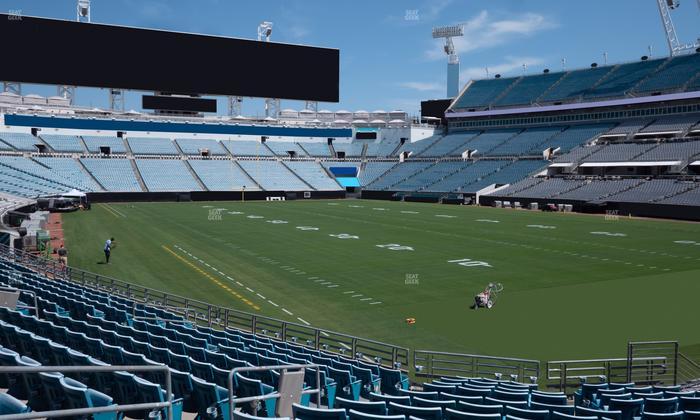 EverBank Stadium - Section 102 Seat View