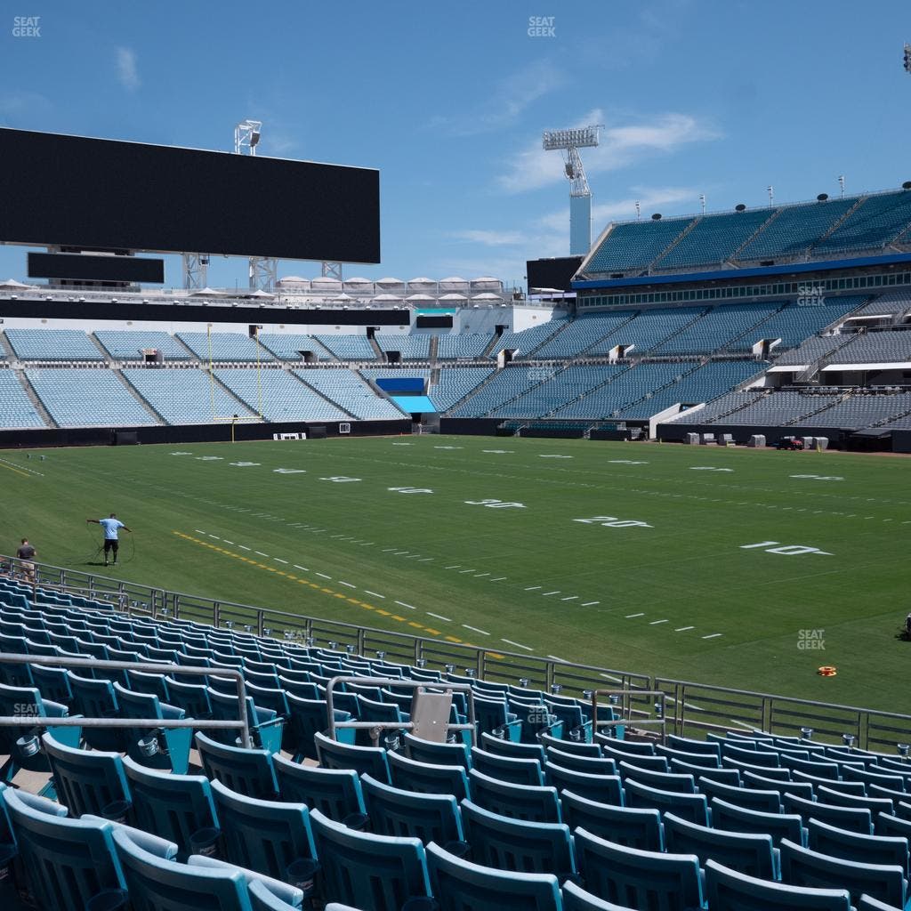 EverBank Stadium - Section 103 Seat View