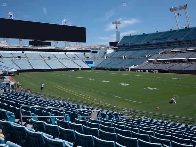 EverBank Stadium - Section 103 Seat View