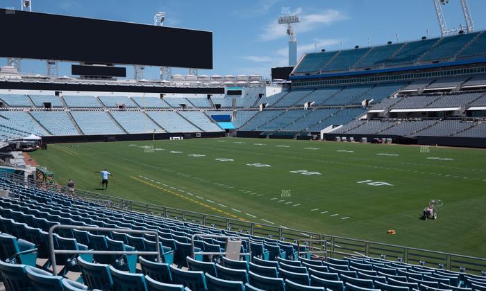 EverBank Stadium - Section 103 Seat View