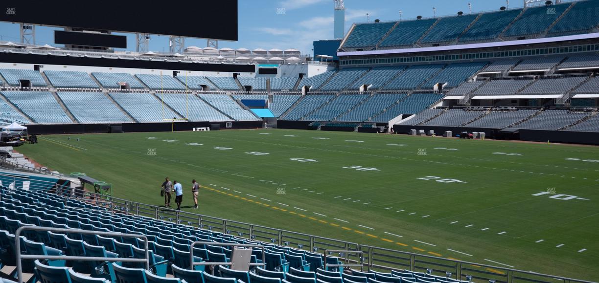 EverBank Stadium - Section 104 Seat View