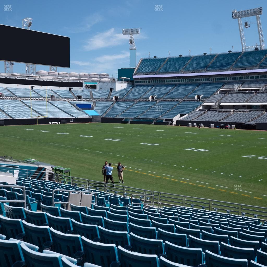 EverBank Stadium - Section 105 Seat View