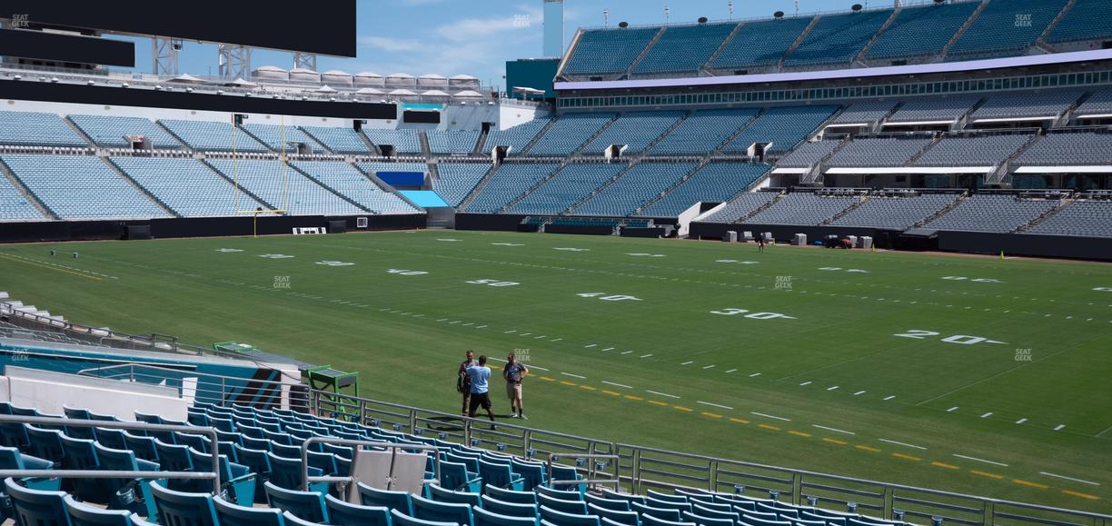 EverBank Stadium - Section 105 Seat View