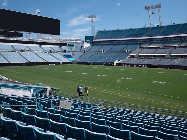 EverBank Stadium - Section 105 Seat View
