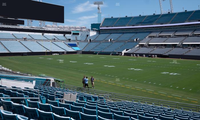 EverBank Stadium - Section 105 Seat View