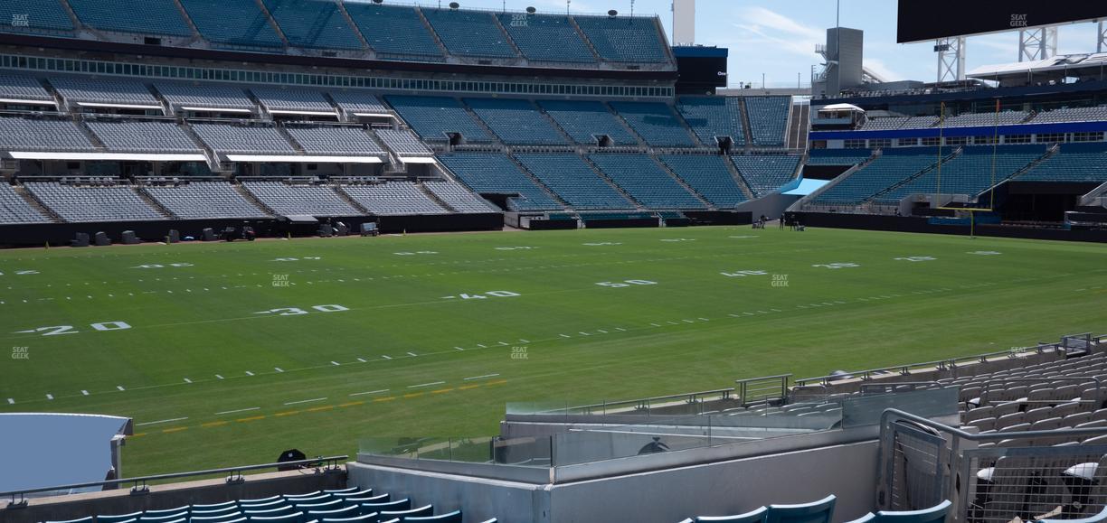 EverBank Stadium - Section 113 Seat View