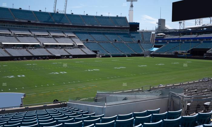 EverBank Stadium - Section 113 Seat View