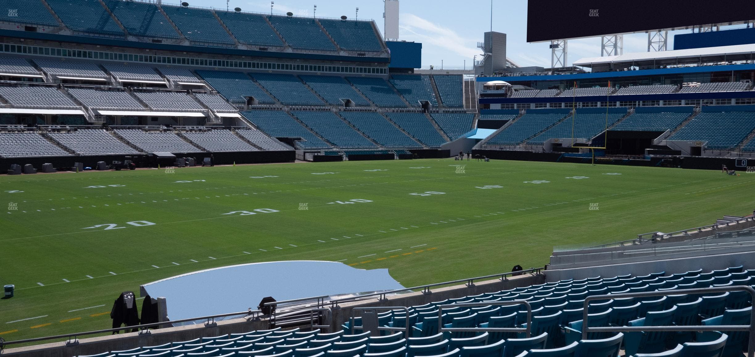 EverBank Stadium - Section 114 Seat View