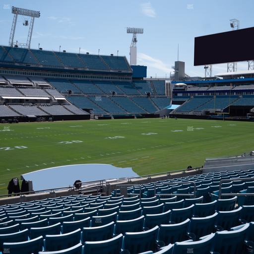 EverBank Stadium - Section 114 Seat View