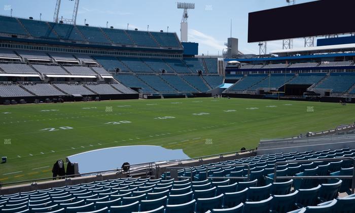 EverBank Stadium - Section 114 Seat View