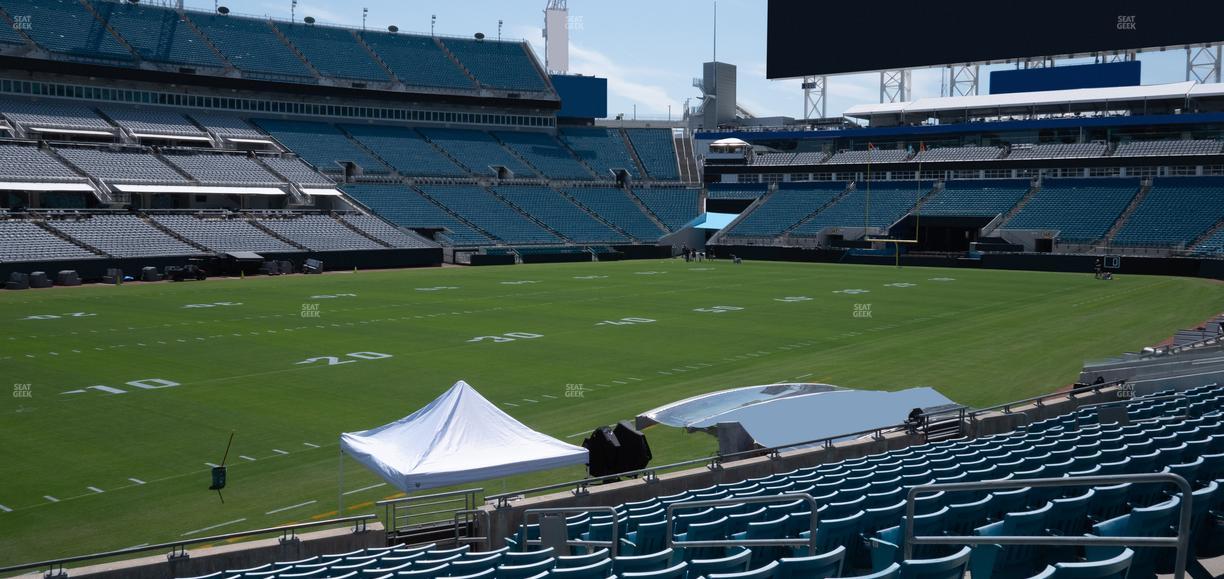 EverBank Stadium - Section 115 Seat View