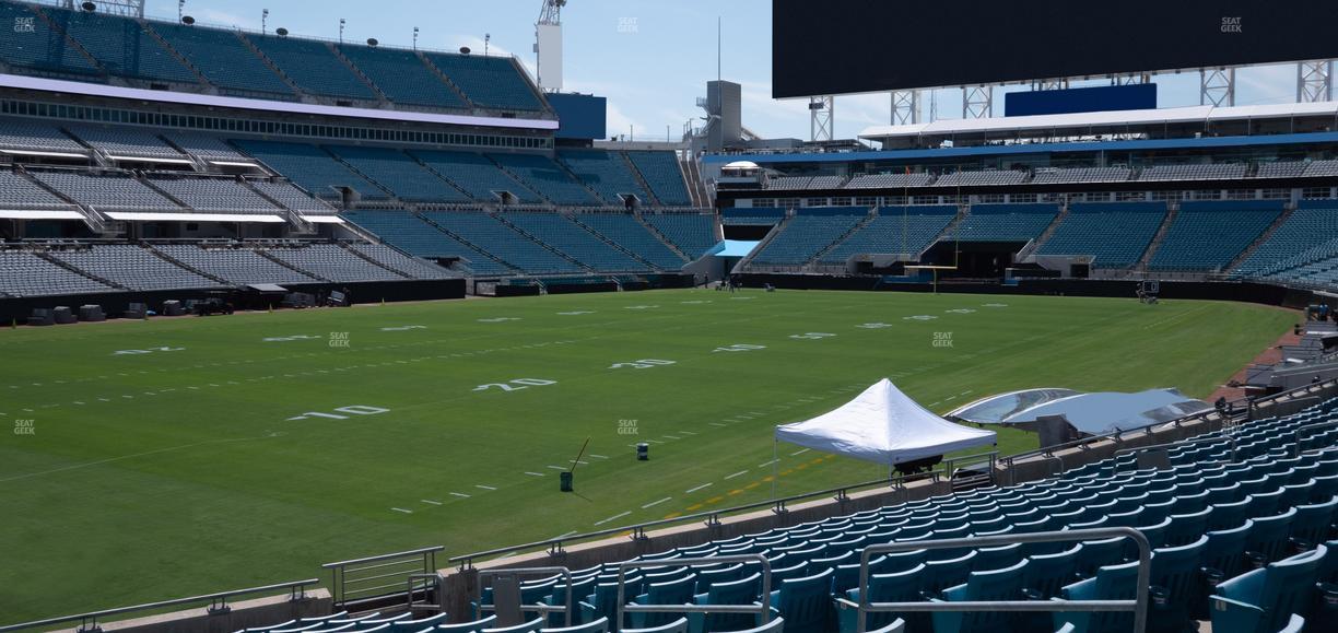 EverBank Stadium - Section 116 Seat View