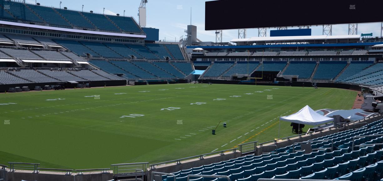 EverBank Stadium - Section 118 Seat View