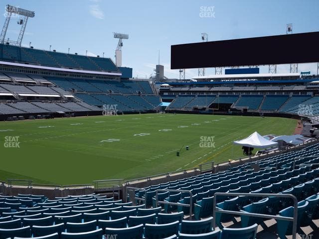 EverBank Stadium - Section 118 Seat View