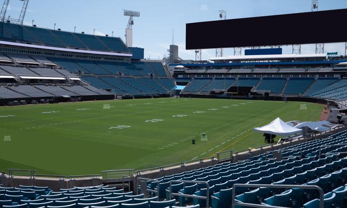 EverBank Stadium - Section 118 Seat View