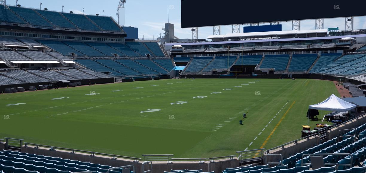 EverBank Stadium - Section 119 Seat View