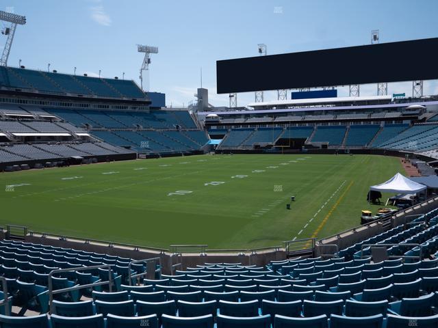 EverBank Stadium - Section 119 Seat View