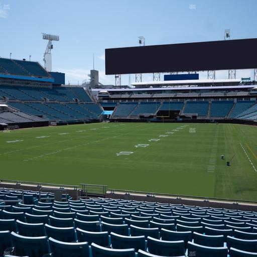EverBank Stadium - Section 121 Seat View