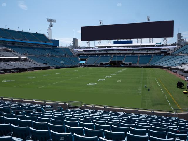 EverBank Stadium - Section 121 Seat View