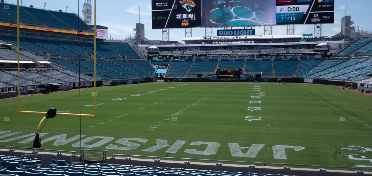 EverBank Stadium - Section 122 Seat View