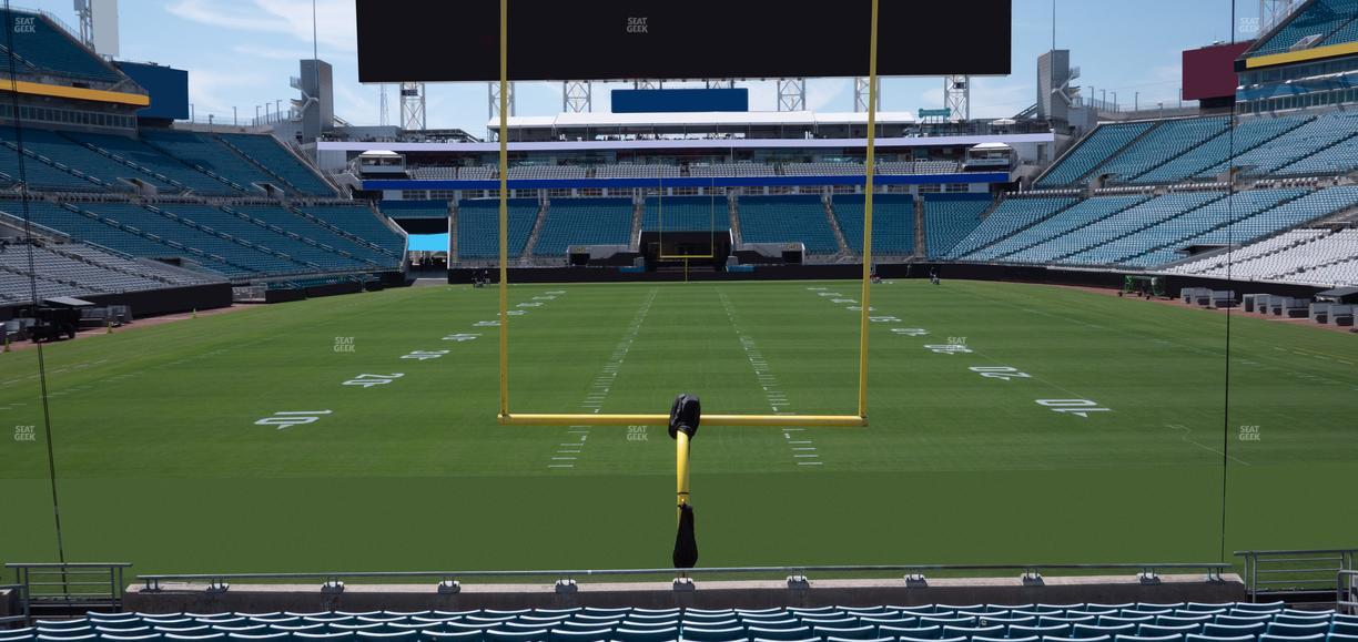 EverBank Stadium - Section 123 Seat View