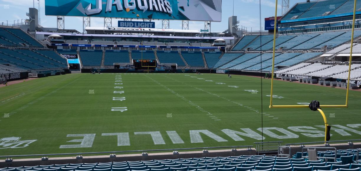 EverBank Stadium - Section 124 Seat View