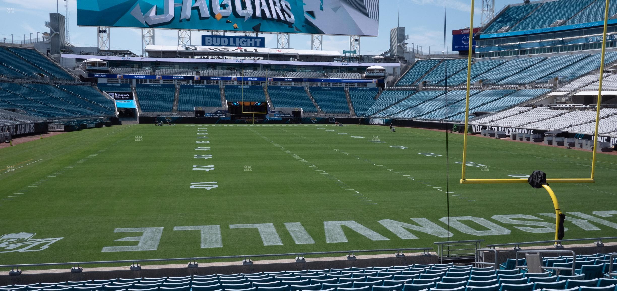 EverBank Stadium - Section 124 Seat View