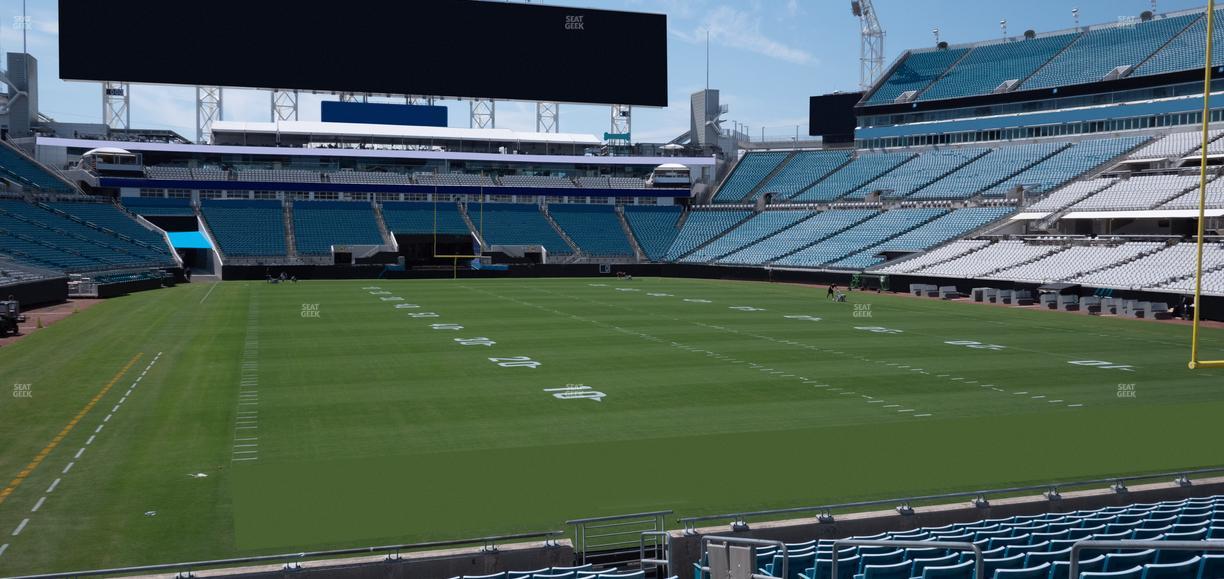 EverBank Stadium - Section 125 Seat View