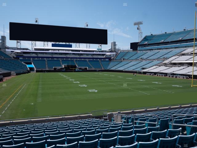 EverBank Stadium - Section 125 Seat View