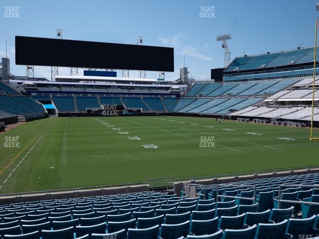 EverBank Stadium - Section 125 Seat View