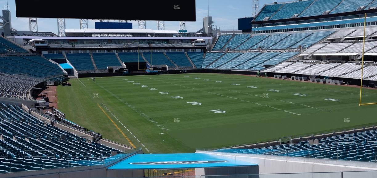 EverBank Stadium - Section 127 Seat View
