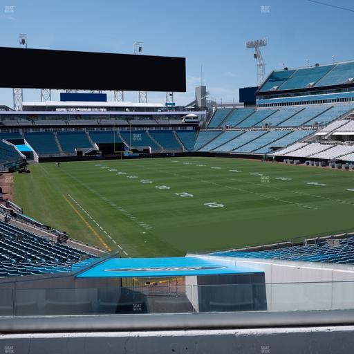 EverBank Stadium - Section 127 Seat View