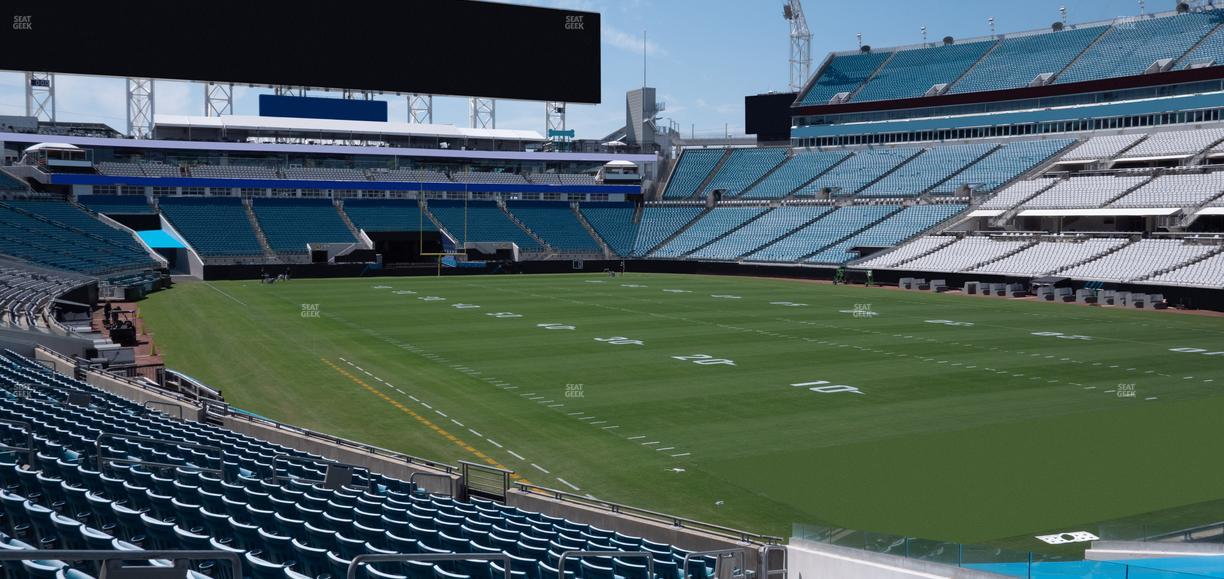 EverBank Stadium - Section 128 Seat View