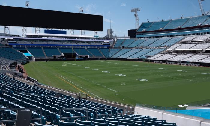 EverBank Stadium - Section 128 Seat View