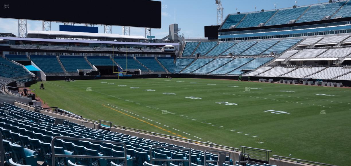EverBank Stadium - Section 130 Seat View