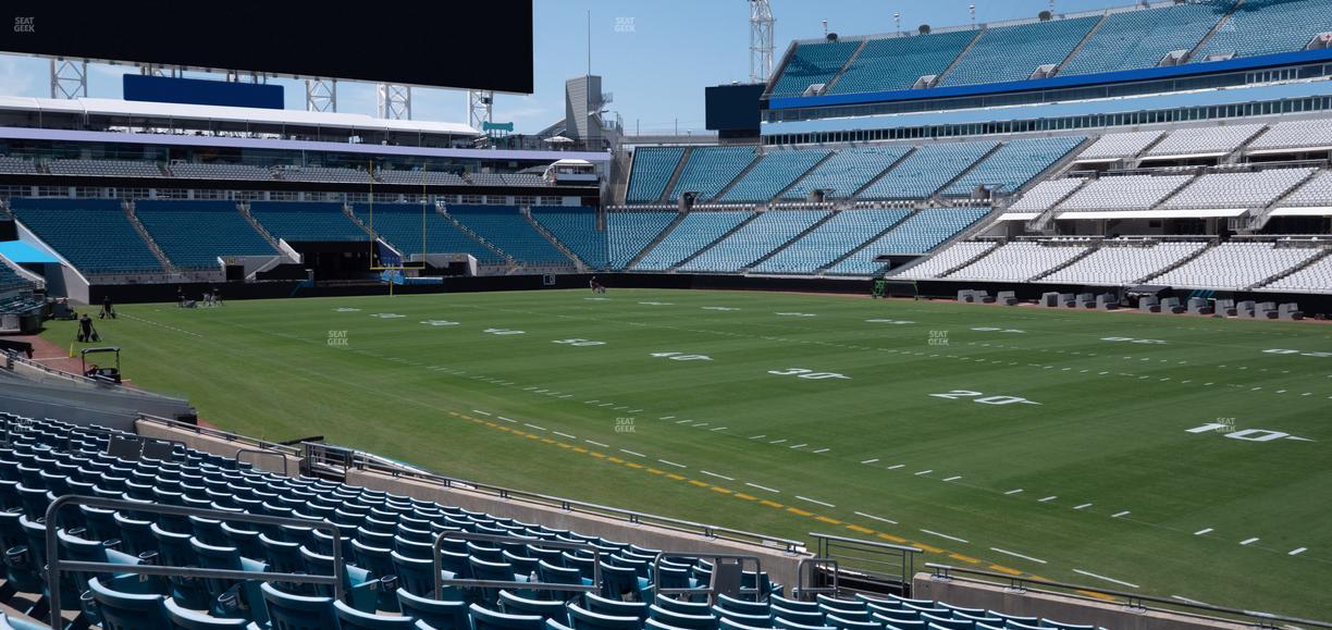 EverBank Stadium - Section 131 Seat View