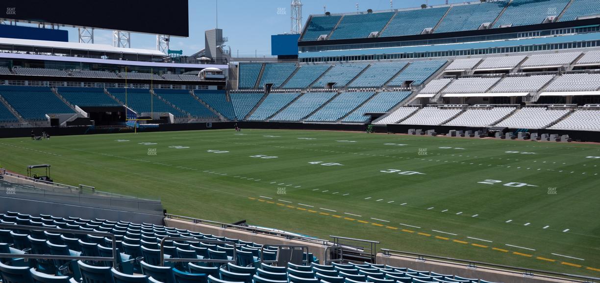 EverBank Stadium - Section 132 Seat View