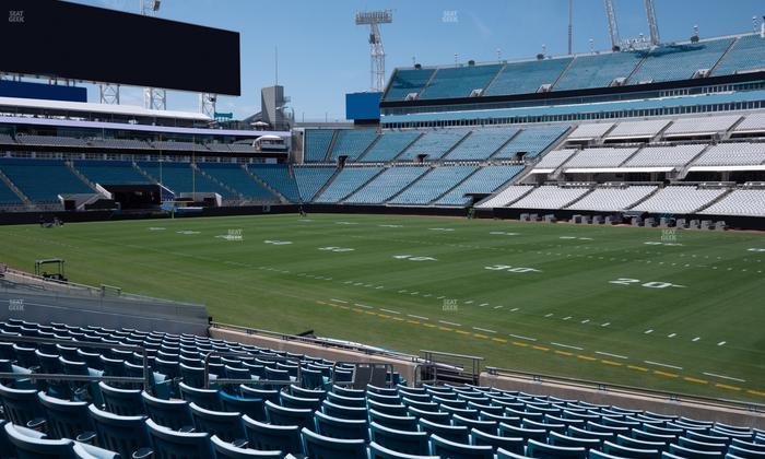 EverBank Stadium - Section 132 Seat View