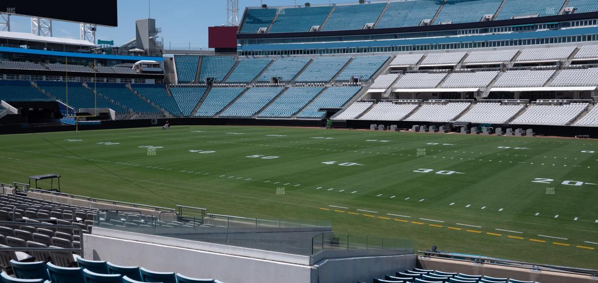 EverBank Stadium - Section 133 Seat View