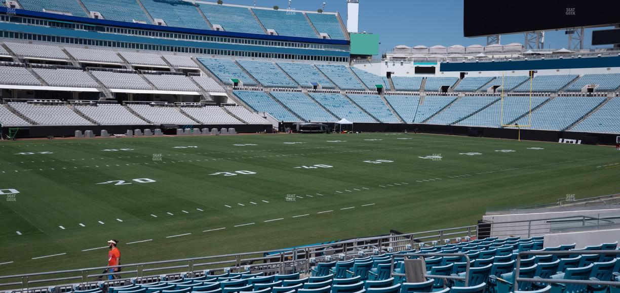 EverBank Stadium - Section 141 Seat View