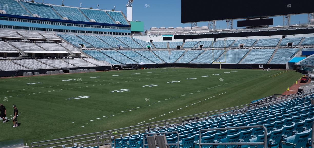 EverBank Stadium - Section 143 Seat View